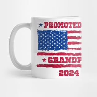 promoted to grandpa 2024 Mug